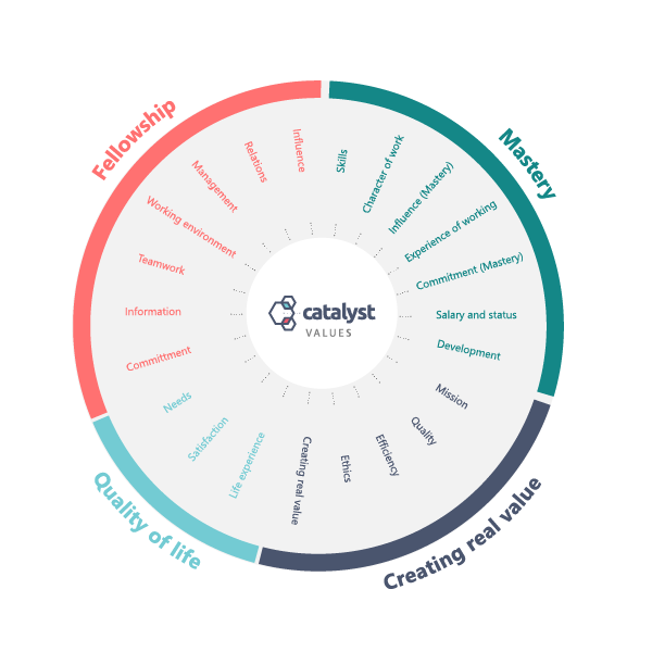 Catalyst Values Wheel illustration